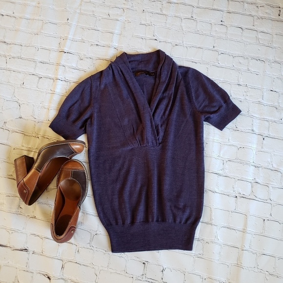 Merino Wool Draped Collar Sweater The Limited XS - Picture 2 of 7